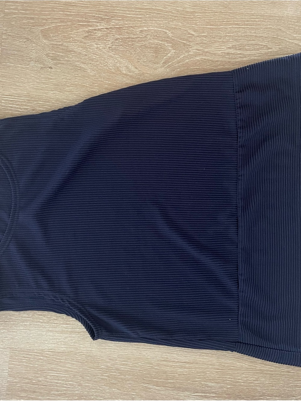 Navy Ribbed Tank Top Set - Picture 3 of 4